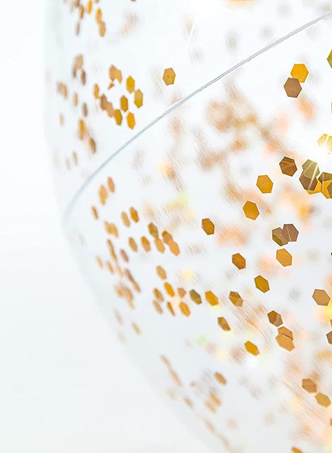 INTEX Glitter Beach Ball 58070-Yellow 51cm - Image 2