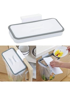 Goldedge Hanging Trash Bag Holder White 10centimeter  - Image 1