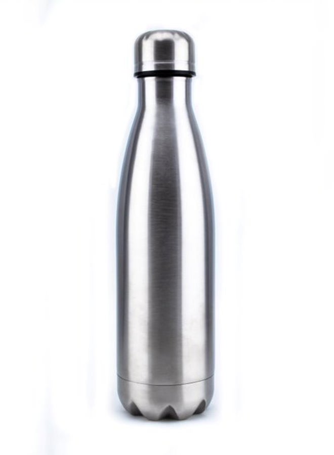 Nessan - Stainless Steel Bottle 500 ml Silver - Image 1