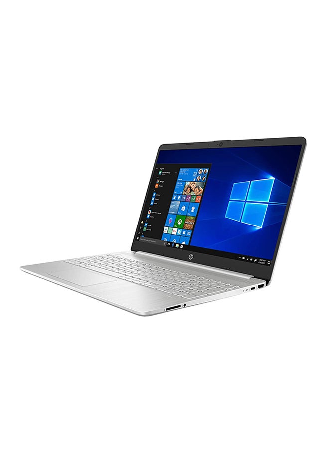 إتش بي - لابتوب dy2048nr‏-15 بشاشة 15.6 بوصة بدقةٍ عالية الوضوح ومعالج إنتل كور i7-1165G7 وذاكرة رام DDR4 بسعة 8 جيجابايت ومحرك أقراص SSD‏ 256 جيجابايت وبطاقة رسومات إنتل أيريس Xe ونظام تشغيل ويندوز 10 اللغة الإنجليزية فضي - Image 1
