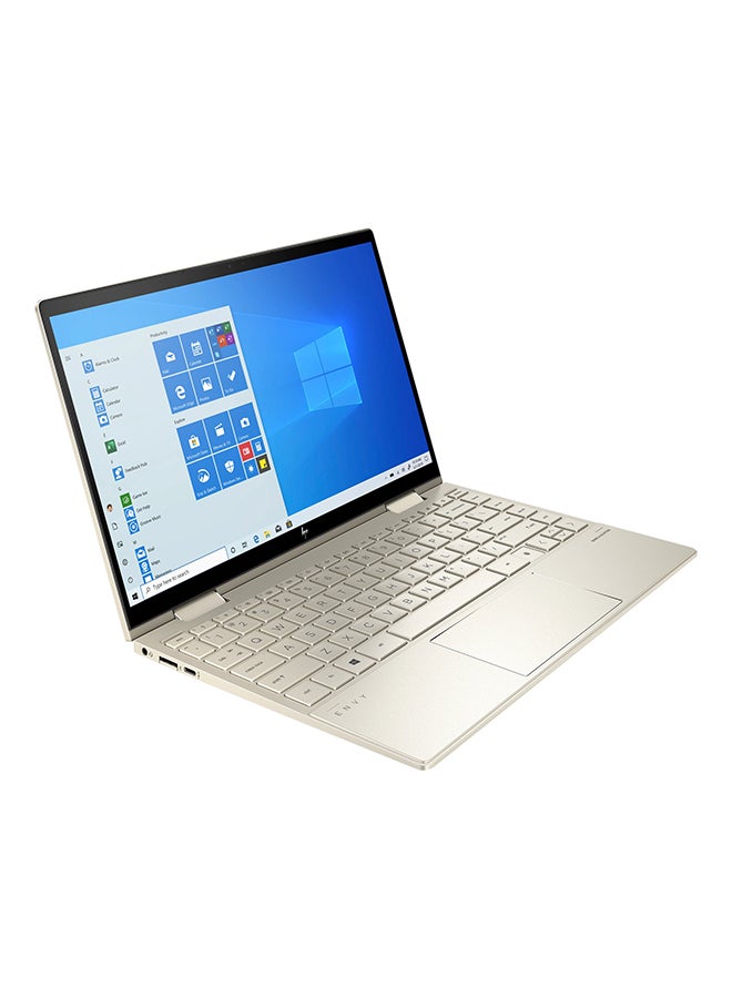 HP - Convertible 2-In-1 Envy x360 â€Ž13M-BD0023DX (Upgraded Version) Laptop With 13.3 Inch FHD Touch Screen Display/Intel Core i7 1165G7 Processor/8GB DDR4 RAM/512GB PCIe SSD/Intel Iris Xe Graphics/Window 10 Home English Pale Gold - Image 1