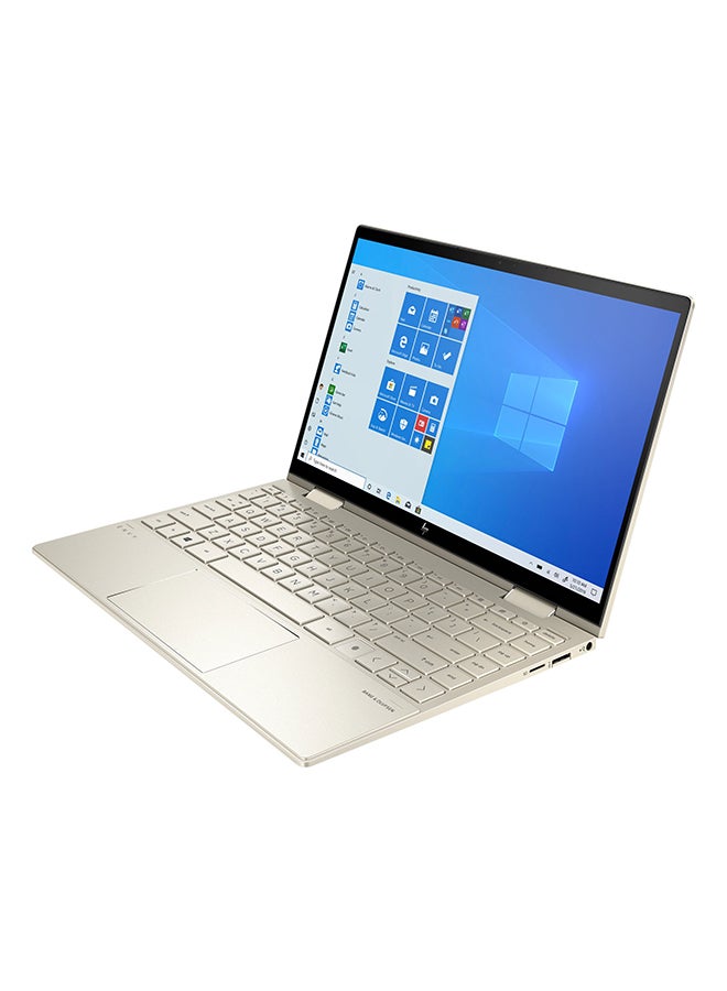 HP - Convertible 2-In-1 Envy x360 â€Ž13M-BD0023DX (Upgraded Version) Laptop With 13.3 Inch FHD Touch Screen Display/Intel Core i7 1165G7 Processor/8GB DDR4 RAM/512GB PCIe SSD/Intel Iris Xe Graphics/Window 10 Home English Pale Gold - Image 1