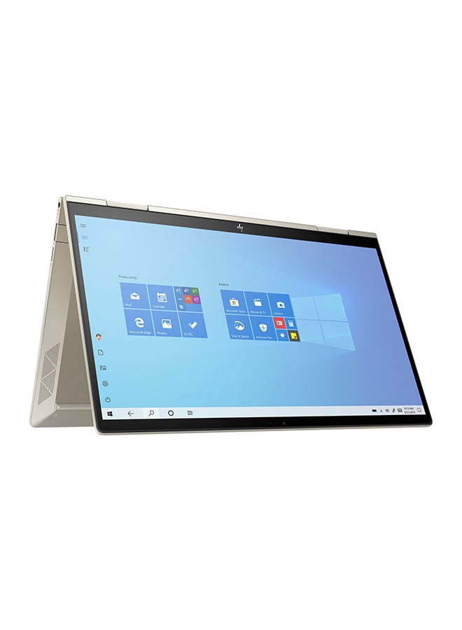 HP - Convertible 2-In-1 Envy x360 â€Ž13M-BD0023DX (Upgraded Version) Laptop With 13.3 Inch FHD Touch Screen Display/Intel Core i7 1165G7 Processor/8GB DDR4 RAM/512GB PCIe SSD/Intel Iris Xe Graphics/Window 10 Home English Pale Gold - Image 1