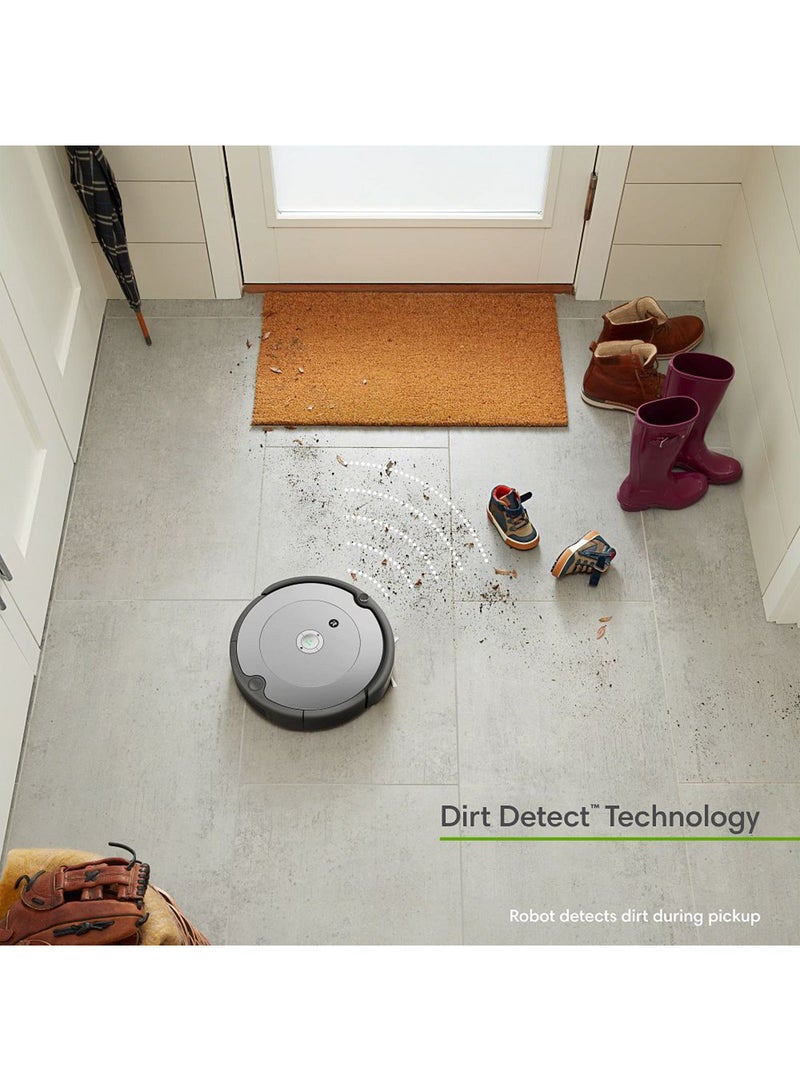 iRobot - Roomba 698 Wifi Connected Robot Vacuum -Dirt Detect Technology 3 Stage Cleaning System -Smart Home Controls -Scheduling -Voice Assistant Compatibility -2Year Warranty On Robot -1Year On Battery 600 ml 43.2 W R698040 Sliver - Image 1