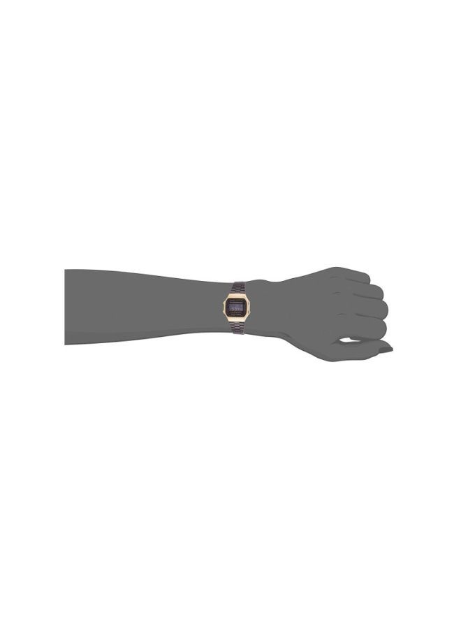 CASIO Vintage Series Stainless Steel Digital Watch A168WEGB-1BDF - 36 mm - Black  - Image 4