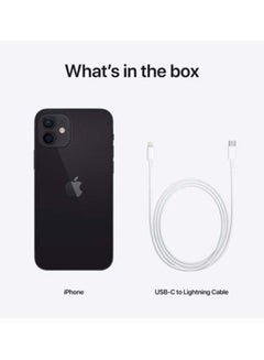 Apple iPhone 12 With Facetime 128GB Black 5G - Middle East Version  - Image 3