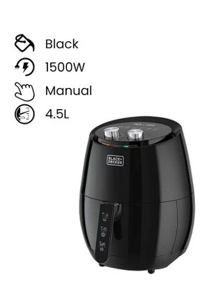 XL Air Fryer with 1.3KG, Anti Stick, with Rapid Air Convection Technology  (Suitable for 3-5 People) 4.5 L 1500 W AF350-B5 Black - v1654846190/N41216984A_1
