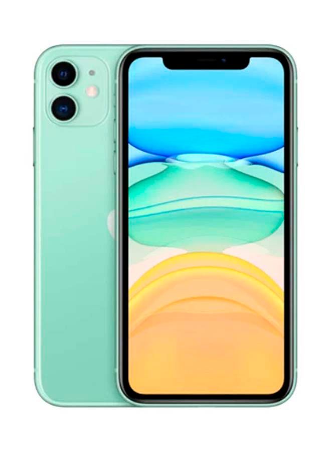 أبل - هاتف آيفون 11 بذاكرة داخلية سعة 128 جيجابايت يدعم تقنية 4G LTE (تغليف رفيع - إصدار 2020) لون أخضر - نسخة الشرق الأوسط - Image 1