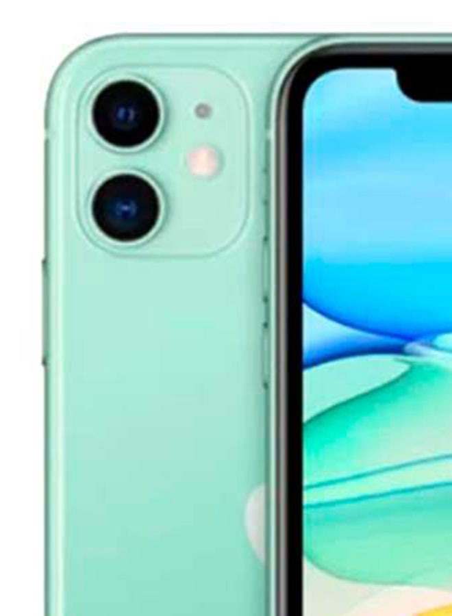 أبل - هاتف آيفون 11 بذاكرة داخلية سعة 128 جيجابايت يدعم تقنية 4G LTE (تغليف رفيع - إصدار 2020) لون أخضر - نسخة الشرق الأوسط - Image 1