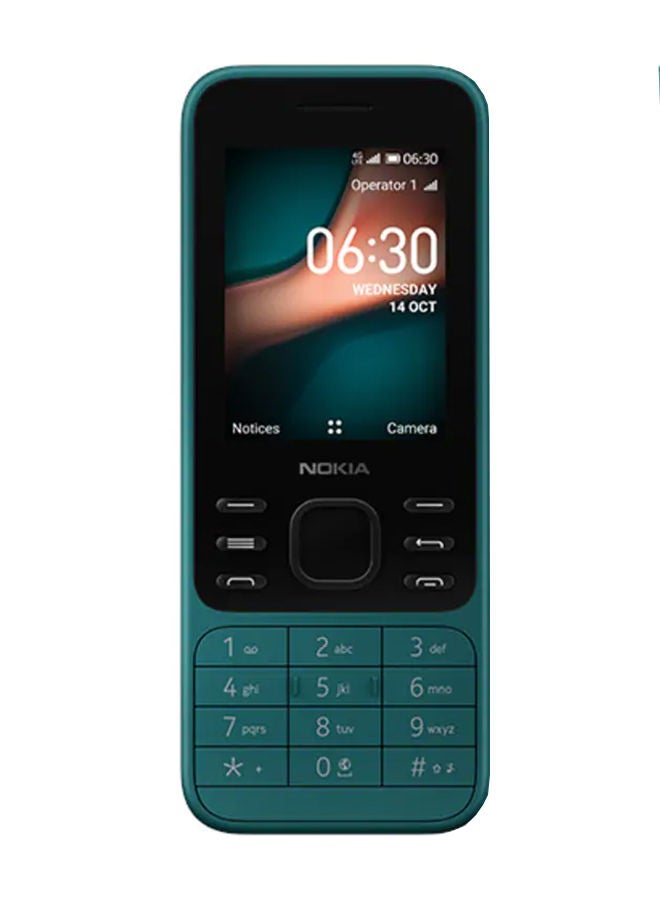 نوكيا 6300 ثنائي الشريحة، أزرق سماوي، بذاكرة رام سعة 512 ميجابايت ويدعم تقنية 4G LTE - Image 2