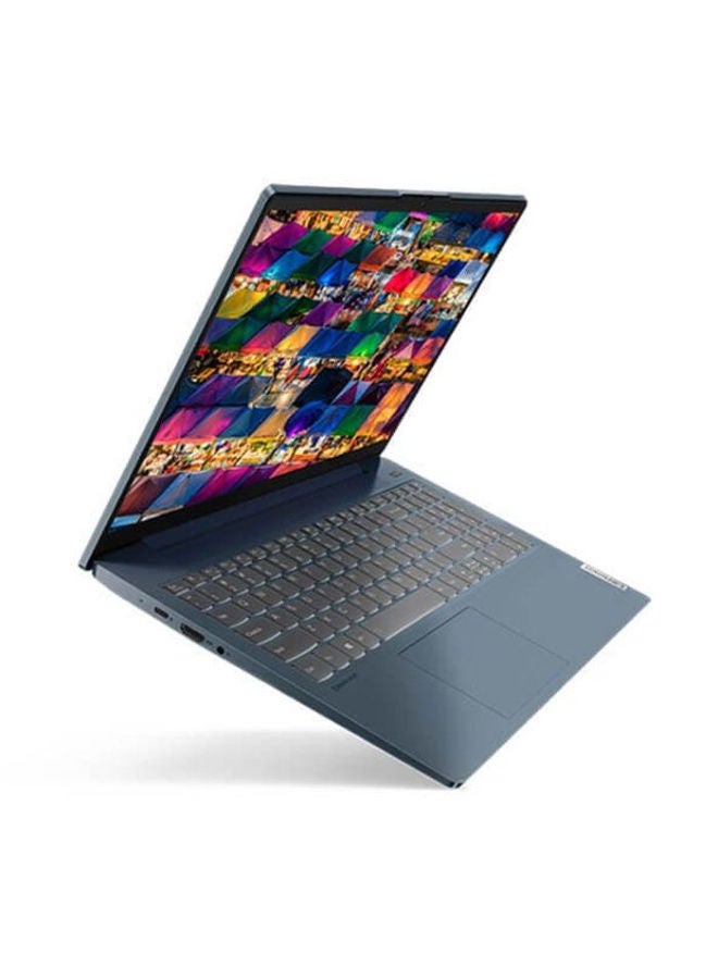 Lenovo - IdeaPad 5- 15Itl05 Laptop With 15.6-inch Display/Core i7 Processor/8GB RAM/1TB + 256GB SSD/Intel Iris Xe Graphics/DOS - English/Arabic English/Arabic Abyss Blue - Image 1