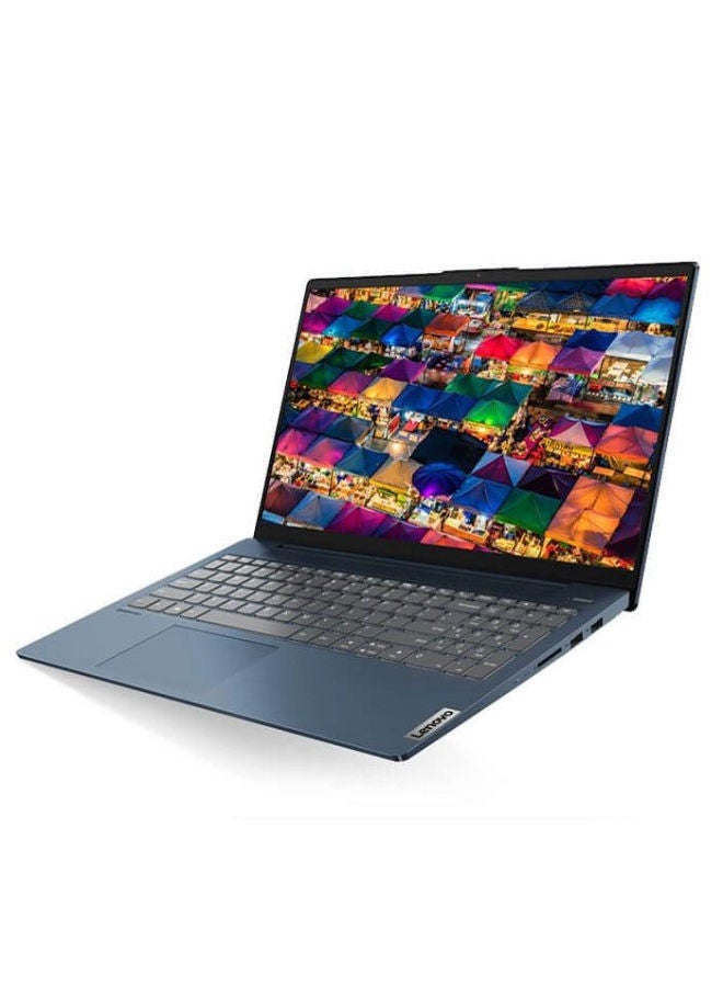 Lenovo - IdeaPad 5- 15Itl05 Laptop With 15.6-inch Display/Core i7 Processor/8GB RAM/1TB + 256GB SSD/Intel Iris Xe Graphics/DOS - English/Arabic English/Arabic Abyss Blue - Image 1