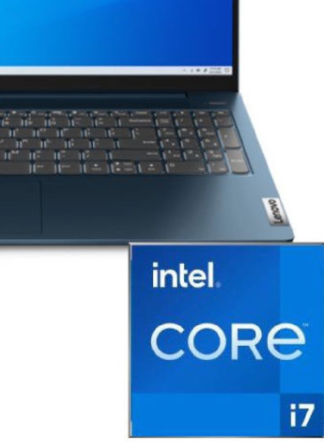 Lenovo - IdeaPad 5- 15Itl05 Laptop With 15.6-inch Display/Core i7 Processor/8GB RAM/1TB + 256GB SSD/Intel Iris Xe Graphics/DOS - English/Arabic English/Arabic Abyss Blue - Image 1