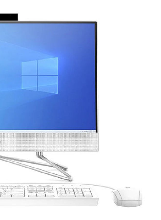 HP - All-In-One 22-df1004ne PC With 21.5-Inch Display, Core i3-1115G4 Processor / 4GB RAM / 256GB SSD / Intel UHD Graphics / Windows 11 Home / Wi-Fi 5 (802.11ac) /International Version English/Arabic White - Image 1