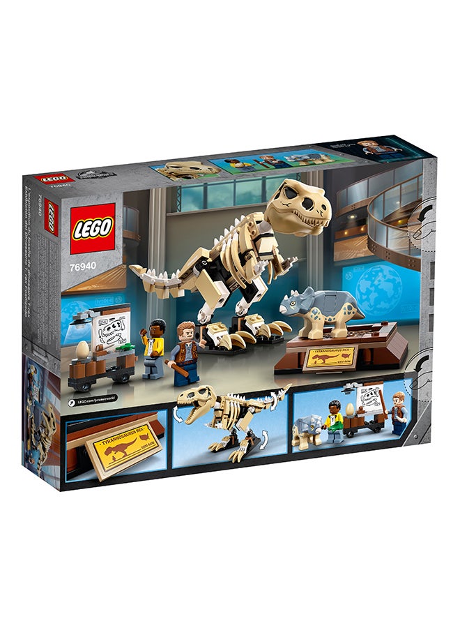 LEGO - 76940 Jurassic World T. Rex Dinosaur Fossil Exhibition  Building Kit 198 Pcs 198 7+ Years - Image 1