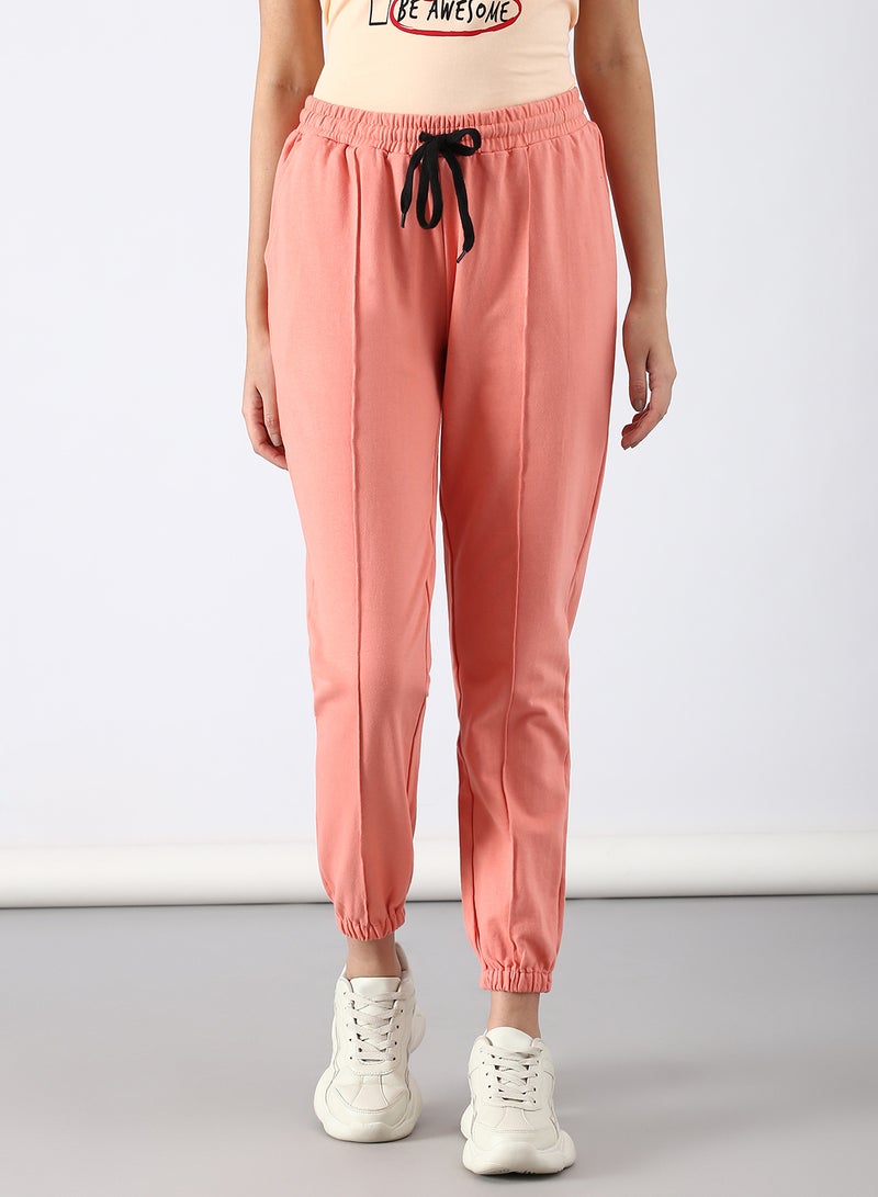 ABOF - Slim Fit Joggers Salmon - Image 1