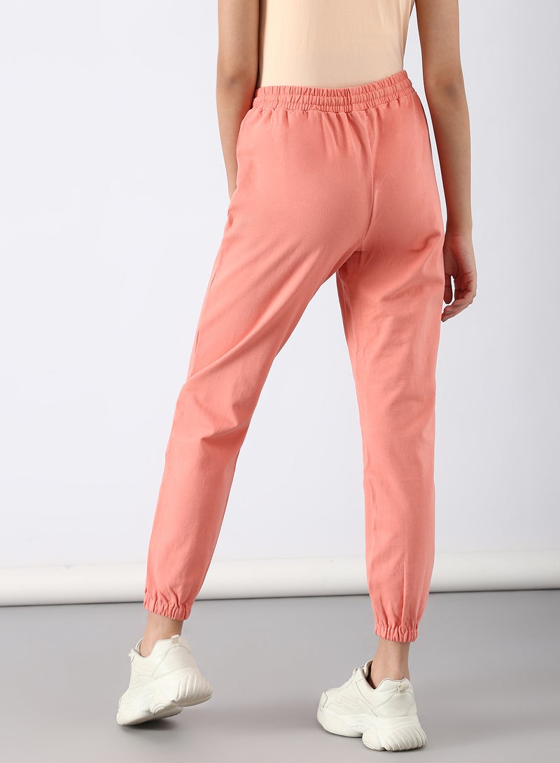 ABOF - Slim Fit Joggers Salmon - Image 1