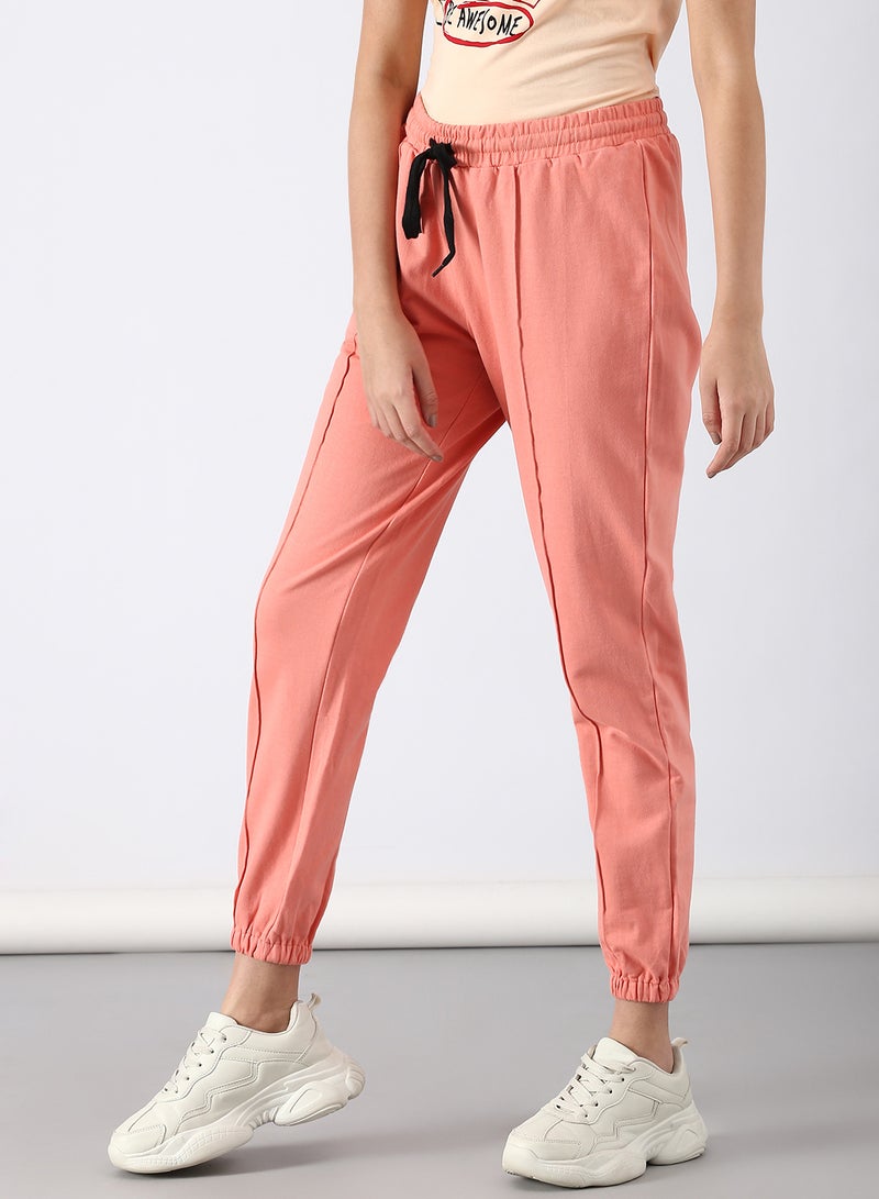 ABOF - Slim Fit Joggers Salmon - Image 1