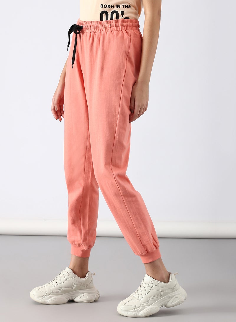 ABOF - Slim Fit Joggers Salmon - Image 1
