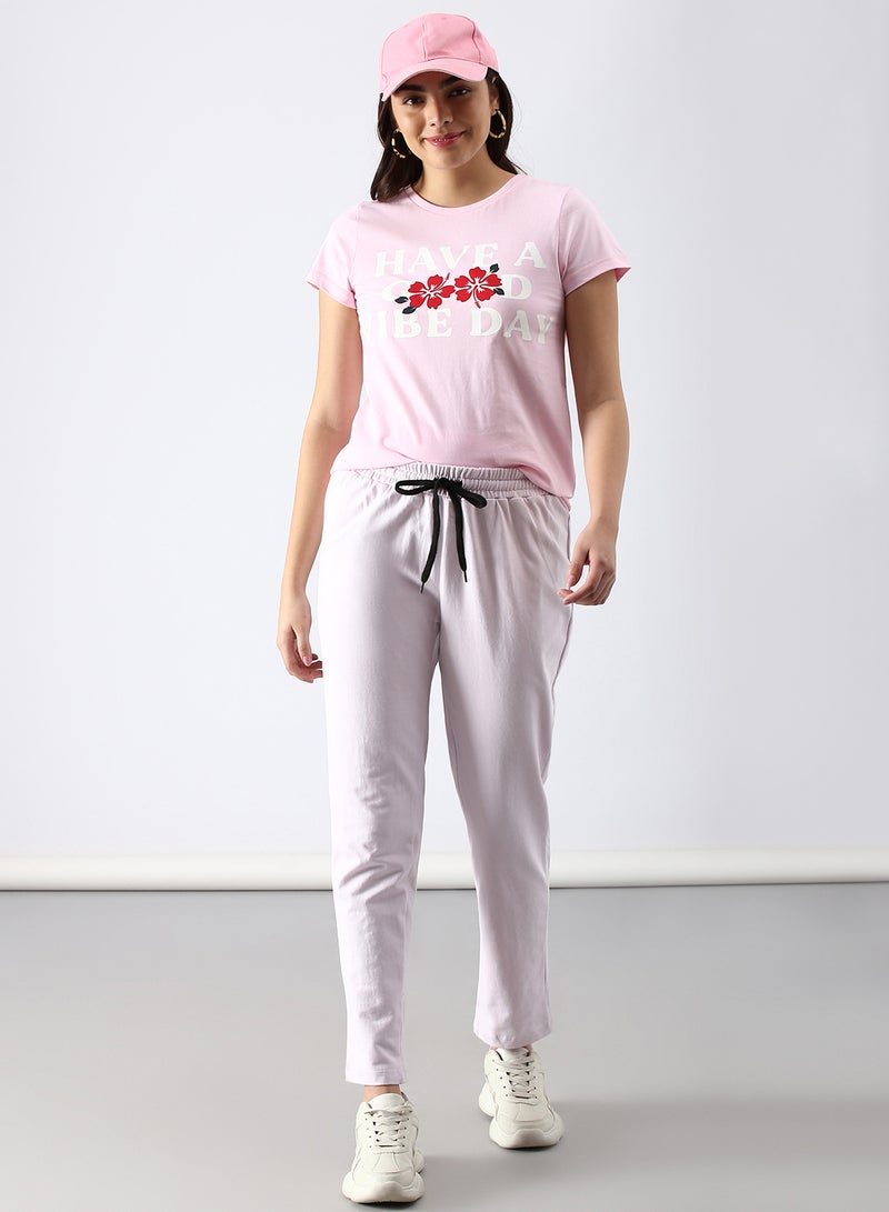 ABOF - Slim Fit Joggers Purple - Image 1