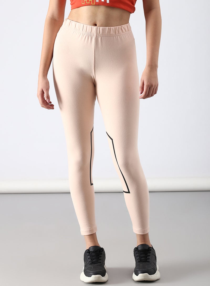 ABOF - Slim Fit Leggings Pink - Image 1