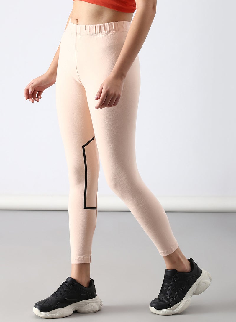 ABOF - Slim Fit Leggings Pink - Image 1