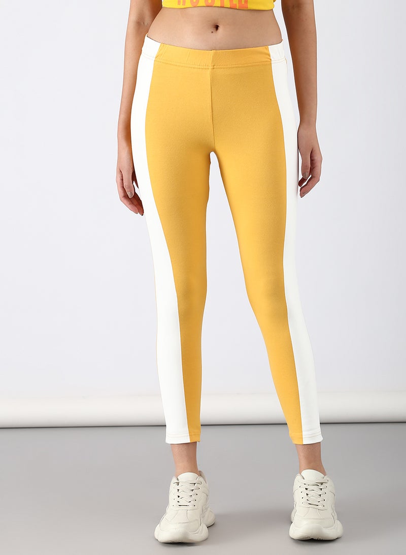 ABOF - Slim Fit Leggings Yellow - Image 1