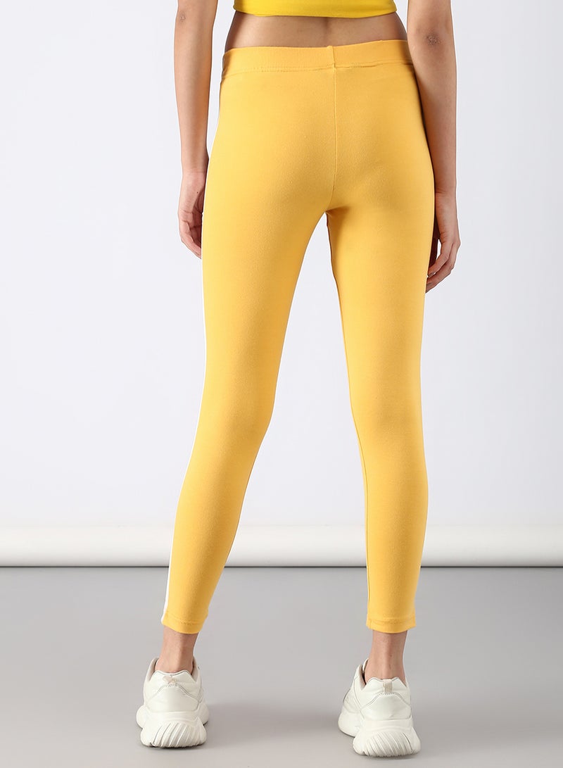 ABOF - Slim Fit Leggings Yellow - Image 1