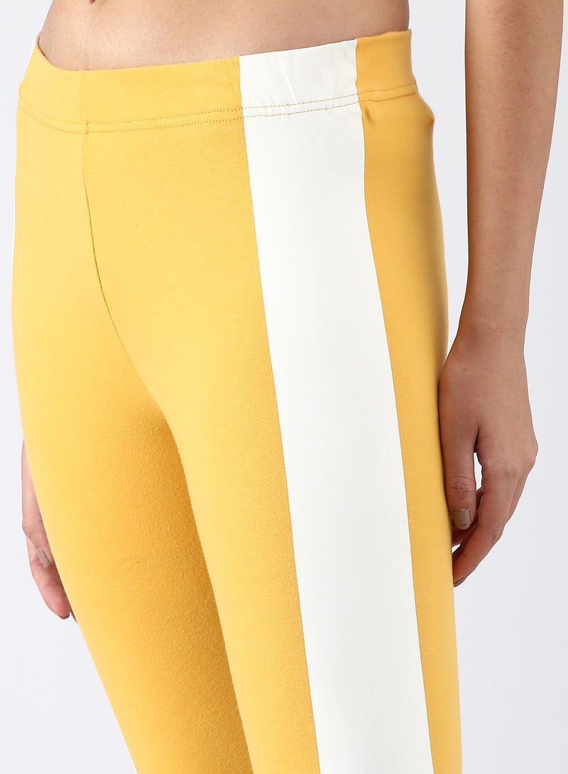 ABOF - Slim Fit Leggings Yellow - Image 1
