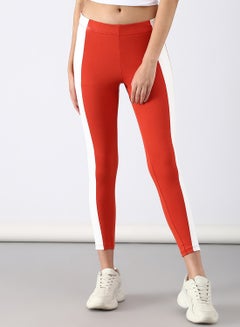 Slim Fit Leggings Red