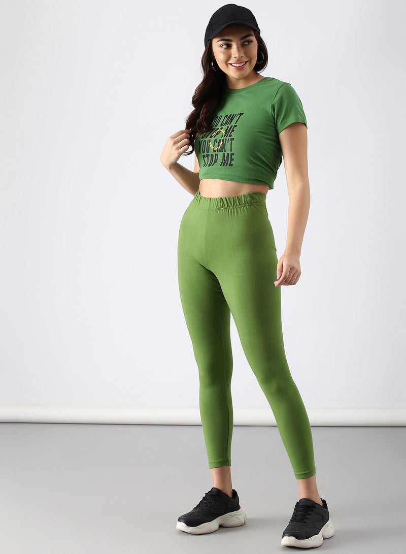 ABOF - Slim Fit Leggings Cactus - Image 1