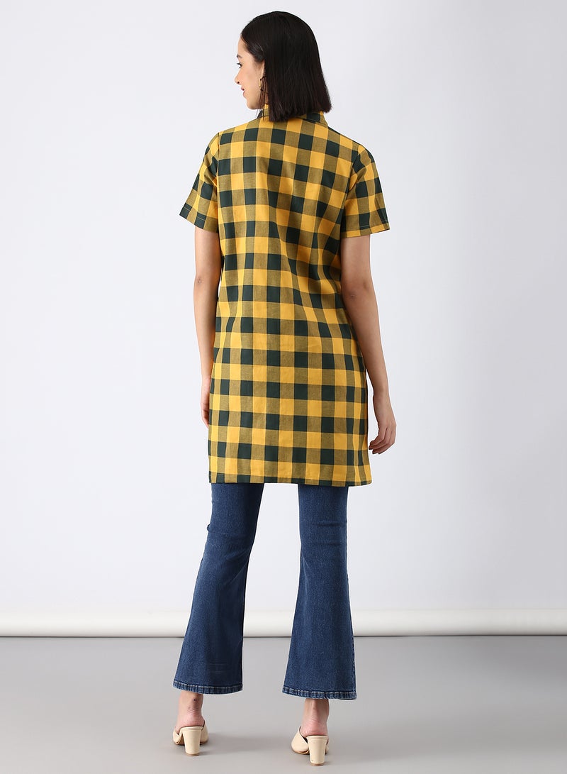 ABOF - Regular Fit Casual Tunic Top Multicolour - Image 1