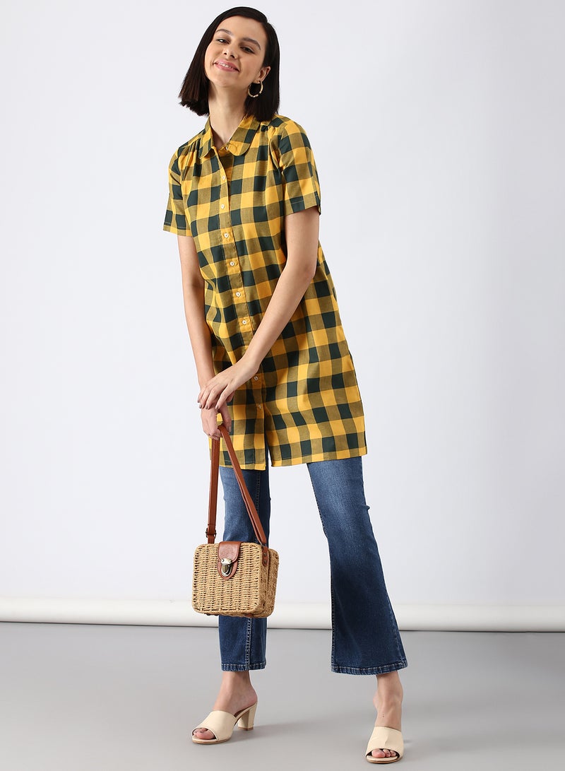 ABOF - Regular Fit Casual Tunic Top Multicolour - Image 1