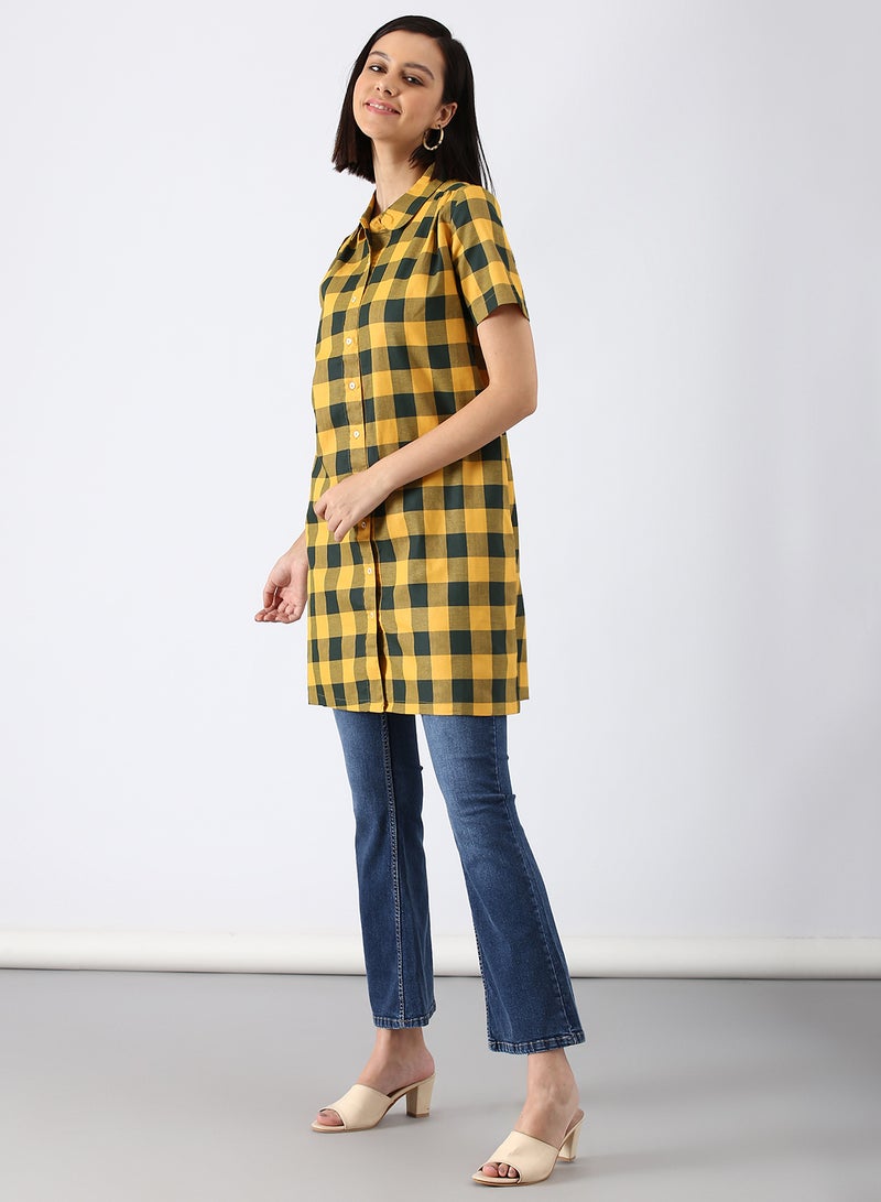 ABOF - Regular Fit Casual Tunic Top Multicolour - Image 1