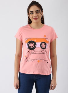 ABOF Regular Fit Casual T-Shirt Multicolour  - Image 1
