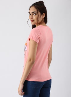 ABOF Regular Fit Casual T-Shirt Multicolour  - Image 3