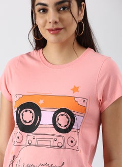 ABOF Regular Fit Casual T-Shirt Multicolour  - Image 5