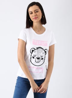 ABOF Regular Fit Casual T-Shirt Multicolour  - Image 1