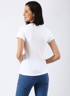 ABOF Regular Fit Casual T-Shirt Multicolour  - Image 3