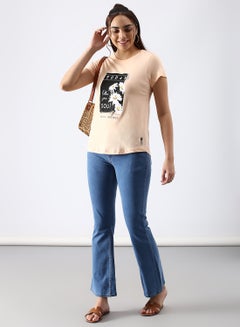 ABOF Regular Fit Casual T-Shirt Multicolour  - Image 5
