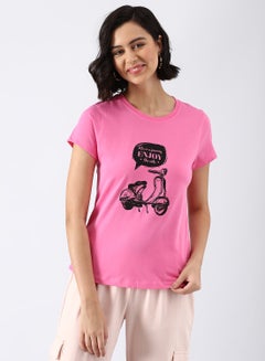 ABOF Regular Fit Casual T-Shirt Multicolour  - Image 1