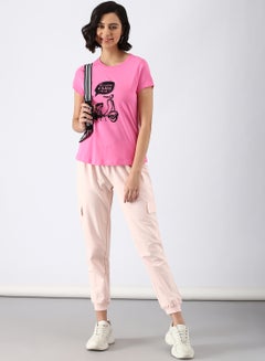 ABOF Regular Fit Casual T-Shirt Multicolour  - Image 5