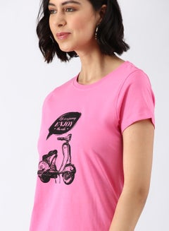ABOF Regular Fit Casual T-Shirt Multicolour  - Image 3