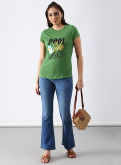 ABOF Regular Fit Casual T-Shirt Multicolour  - Image 2
