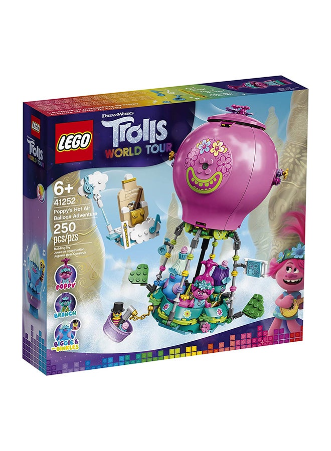 LEGO 41252 250-Piece Trolls World Tour Poppy's Hot Air Balloon Adventure Building Blocks Playset 6+ Years  - Image 2