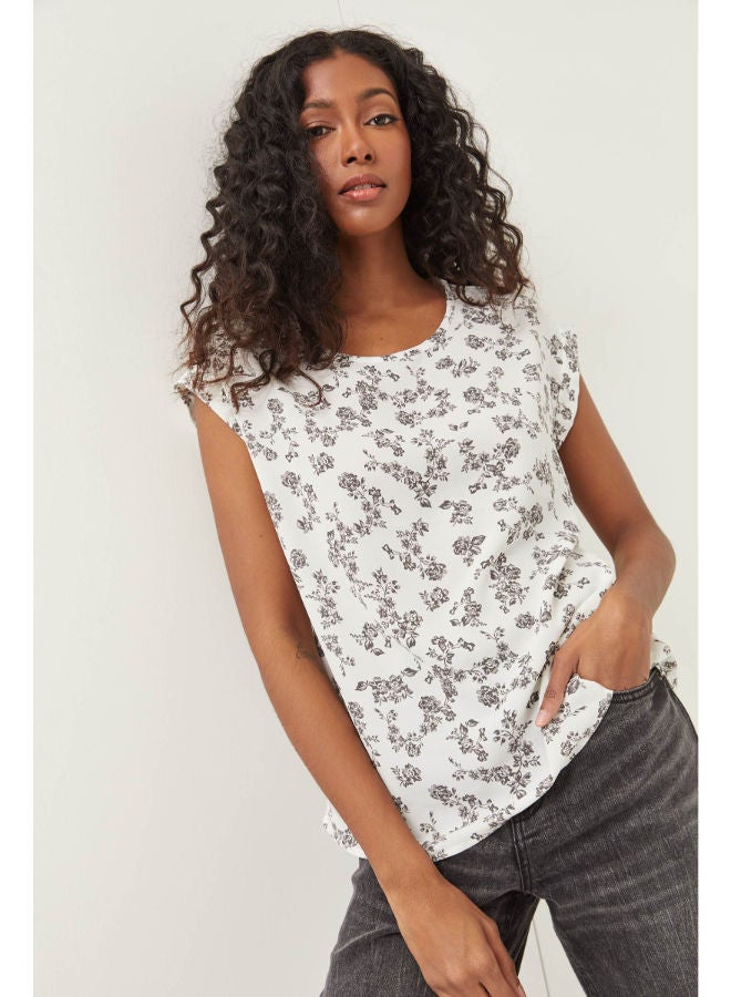 Ardene Flowy Woven Top Multicolour  - Image 1