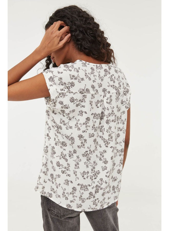 Ardene Flowy Woven Top Multicolour  - Image 2