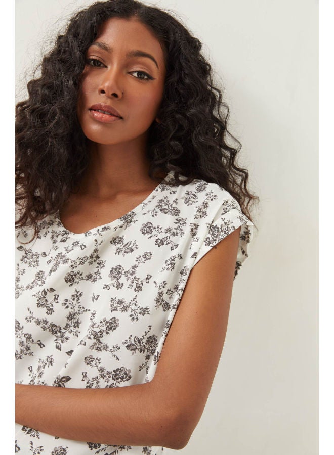 Ardene Flowy Woven Top Multicolour  - Image 3