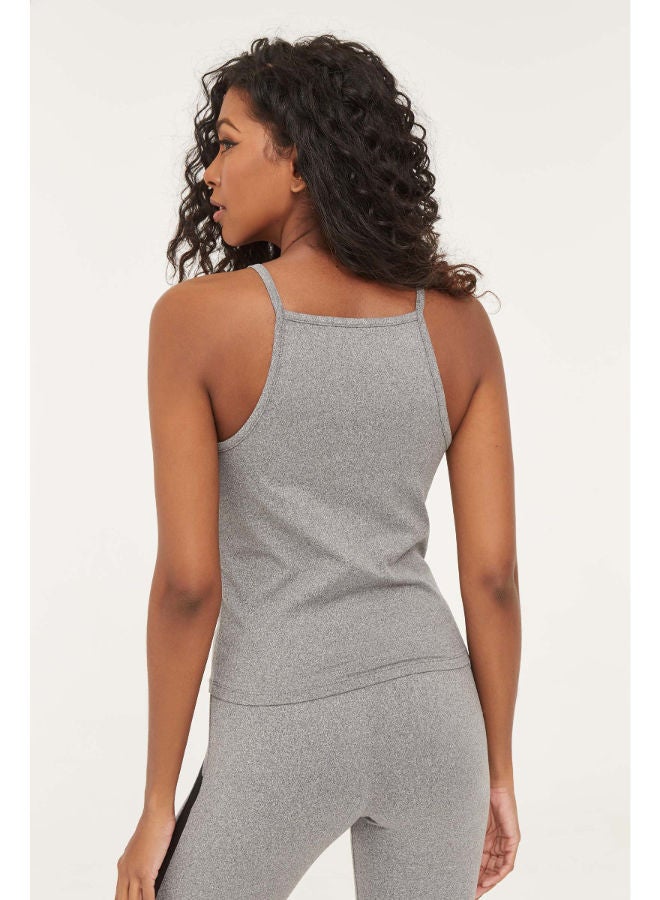 Ardene - Super Soft Cropped Vest Top Grey - Image 1