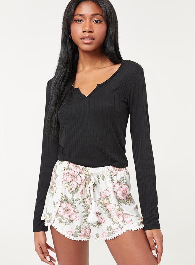 Ardene Elasticated Printed Shorts Multicolour - Image 2